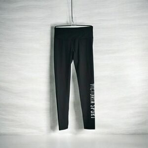 Knockout BY Victoria's Secret Black Logo Leggings Size Small